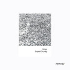 Hemway Glitter for Resin 100g Silver Metallic Crystals for Epoxy Craft Super Chunky Flakes Tumblers Wax Melt