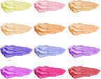 qianshan Soft Oil Pastels Set of 12 Colors,Non Toxic,Soft Texture Vibrant and Creamy Oil Crayons Pastels Art Supplies For Professional Artists Beginners Drawing.Purple&Skin