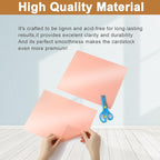 40 Sheets Pink Shimmer Cardstock 8.5 x 11 Crafts Paper, 75lb Heavyweight Card Stock Craft Paper for DIY Cards Making, Greeting Cards, Wedding Invitations, Menus