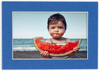 5x7 Mat for 8.5x11 Frame - Precut Mat Board Acid-Free Show Kit with Backing Board, and Clear Bags Royal Blue 5x7 Photo Matte Made to Fit a 8.5x11 Picture Frame Matboard for Framing, Pack of 10 Mats