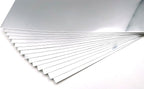 TGXRZX Metallic Silver Cardstock Paper,Size 8 "x 11" (250gsm), 15PCS,Mirror Finish Gold Foil Board for Crafting, Invitations, and Decorations,Die Cut and Plotter,Card Making (Bright silver)