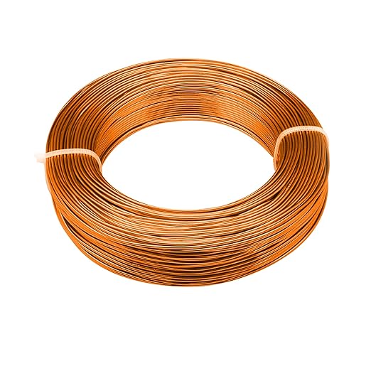 2mm Aluminum Wire - 100ft, 12 Gauge, Bendable Anodized Metal for Sculpting, Jewelry Making, Armature Making, Wire Weaving & Wrapping, Crafting