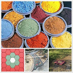 GOODTAKE Red Iron Oxide Pigment Powder for Concrete, Cement Dye Color for Pastel Tile Paint, Mortar Grout (Red, 20 oz)