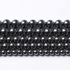 51pcs 8mm AAA Black Hematite Beads Natural Stone Gemstone Round Loose Beads for Jewelry Making DIY Bracelets Necklace Earrings