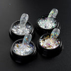 4 Boxes Chameleon Holographic Glitter Nail Art Sequins, Iridescent Mermaid Hexagon Flakes Sparkle Glitters Powder Dust Accessories for Women Manicure DIY Nail Art Decoration