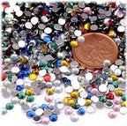 The Crafts Outlet 1,440pc Rhinestones Round 3mm (10ss) Flatback Golden Yellow