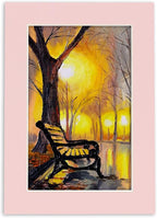 5x7 Mat for 8.5x11 Frame - Precut Mat Board Acid-Free Show Kit with Backing Board, and Clear Bags Soft Pink 5x7 Photo Matte Made to Fit a 8.5x11 Picture Frame Matboard for Framing, Pack of 100 Mats