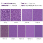 Sandpaper 80 Grit 20 PCS, Wet Dry Sanding Sheets 9 x 11 Inch, Purple Alumina Abrasive Sand Paper for Wood, Metal, Drywall, Resin, Automotive Sanding, Polishing, Grinding, by POLIWELL