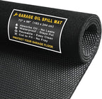 Golener Oil Spill Mat - Garage Floor Mat, Absorbent Oil Pad, Premium Rubber Mat, Waterproof, Contain Liquid, Protect Garage Surface from Spill & Stain, Reusable, Washable, Durable, Black, 72” x 96”