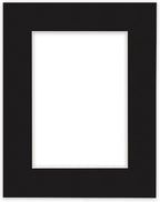Craig Frames B221 Pre-Cut Mat Board for 11x17 Print, 16x22, Smooth Black