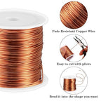 5 Rolls Copper Wire for Jewelry Making 18, 20, 22, 24, 26 Gauge Copper Jewelry Wire Craft Wires Bendable Beading Wires for Making Crafts, Sculpting, 5 Size(Copper)