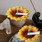 Wehous 2PCS Large Sunflower Silicone Molds, 3D Flower Silicone Molds for Chocolate Fondant Cake Decoration, Flower Soap Wax Candle Polymer Clay Molds for Handmade Art Craft Baking Tool