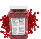 Blended Waxes, Inc. Bottle Sealing Wax, Premium Pastille Wax Seal Beads for Wine, Beer, and Liquor Bottle Closure, Seals Between 25-30 Bottles, 1 lb, Bright Red