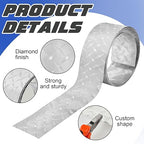 Diamond Plate Sheet Metal Heavy Duty Tread Aluminum Sheet Diamond Tread Plate for Wall Covering, Cargo Trailer, RV and More(24 x 96 Inch,Silver)