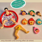 ReArt Air Dry Modeling Clay 3.3LBS, for Sculpting, Wheel Throwing, Hand Building, All-Purpose Modeling Clay (Gray)