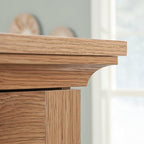 Sauder Miscellaneous Storage Craft & Sewing Armoire, Timber Oak Finish