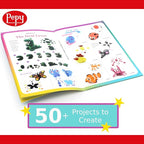 Pepy Plastilina Reusable and Non-Drying Modeling Clay Gift; Set of 24 Bars with Modeling Tools & Tutorial, 2 Each of 12 Colors, 1.4 oz Bars, Perfect for Arts and Crafts Projects