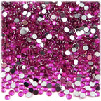 The Crafts Outlet 1,440pc Rhinestones Round 3mm (10ss) Flatback Light Orange
