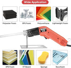 ROMECH Foam Cutter Pro Electric Hot Knife, 200W Air Cooled Styrofoam Cutting Tool Kit- with Heavy-duty Case Blades & Accessories RM-009 (200W Air Cooled)