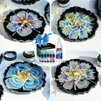 LET'S RESIN Ocean White Epoxy Resin Pigment 167g/5.89oz, High Concentrated Paste for Epoxy & UV Resin, UV Resistant Opaque Pigment for Creates Cells & Lacing, 3D Flower Coasters