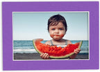 11x14 Mat for 8.5x11 Photo - Precut Purple Picture Matboard for Frames 11 x 14 Inches - Bevel Cut Matte to Display Art 8.5 x 11 Inches - Acid Free Pack of 10 MATS with Backing Boards & Clear Bags