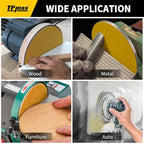 6-Inch 400-Grit Gold PSA Sanding Discs, 50 Pack – Pro-Grade Self-Adhesive Stickyback Sandpaper with Quick-Release Tabs for DA Sander, Superfine Automotive/Wood/Metal Sanding