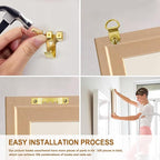 330pcs Picture Hangers Kit - Holds 10-75lbs, With Hanging Wire, Ring Hooks, D Rings, Sawtooth Hangers for Frame, Canvas, Mirror Decoration