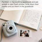 Guduling 600pcs Scrapbook Corner Stickers, Self-Adhesive Photo Corner Stickers, White Picture Corners for Scrapbooking, Photo Album, Journal Memory Books, Diaries