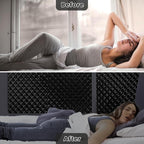 Qualsen Blackout Window Film, 𝟑𝐃𝐕𝐢𝐬𝐮𝐚𝐥𝐀𝐩𝐩𝐞𝐚𝐥 100% Light Sun Blocking Privacy Film for Glass Windows, Removable No Glue Black Out Window Tint for Home Day Sleep Garage 35.4×78.7inch