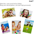 Koala Ultra Premium Photo Paper 4x6 In Glossy Photo Printer Paper for Inkjet Printer Water Resistant 50 Sheets 72lb