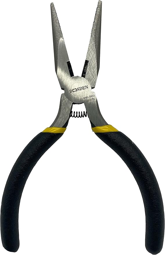 BOOSDEN 5" Needle Nose Pliers, Mini, Jewelry Making, Electronics Repair