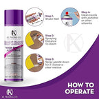 AK TRADING CO. Professional Quality General Multipurpose Spray Adhesive, 12-Ounce for Acoustic Panels & Craft Upholstery Foam Adhesive & Fabric Glue