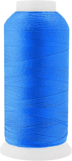 Mandala Crafts Sky Blue Heavy Duty Thread - 1500 Yds Tex 70 Thread for Sewing Drapery Jeans Leather Hair Outdoor Marine Upholstery