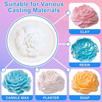MITINU Silicone Mold Making Kit, 38.8oz 15A Elastic Liquid Silica Gel for Casting Resin molds and Candle & Soap Mold,Fast Cure Translucent Platinum Silicone Rubber