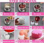 Rose Flower Column Candle Molds Day Cylinder Resin Casting Mold for Candle Making Resin Casting Silicone Mold for DIY Candle Making Polymer Clay Craft Plaster