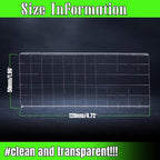 Clear Acrylic Stamp Blocks, 1.57" * 4.92" Acrylic Stamping Blocks Tools Clear Stamps with Grid Lines for Photography Props Scrapbooking Crafts Card Making