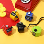 Handheld Mechanical Counter Clicker, 5 Pcs 4-Digital Number Tally Click Counter for School Event Golf Sports Office Stadium