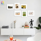 Mat Board Center, Pack of 50, 8x10 for 5x7 White Mats - Acid Free, 4-ply Thickness, White Core - for Pictures, Photos, Framing