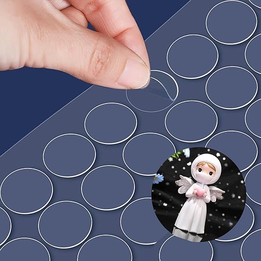 Adhesive Stick dots Two-Sided Sided Mounting Putty Stick Tack for Wall Hanging Crafts Balloons Festival Party Decorations,Clean Removable(1.8"*1.8"-300)