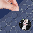 Adhesive Stick dots Two-Sided Sided Mounting Putty Stick Tack for Wall Hanging Crafts Balloons Festival Party Decorations,Clean Removable(1.2"*1.2"-150)