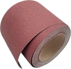 120 Grit Emery Cloth Roll, 4.5 Inch Wide 32.8 Ft Long (Equals 1/4 Sheet Sandpaper 71 Pcs) Abrasive Sandpaper Rolls for Metal Automotive Wood Furniture Sanding Paper Drum Palm Sander (120 Grit)