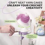 INMAKER Yarn Winder and Swift, Ball Winder and Swift Combo for Crocheting & Knitting, Quick Install Yarn Spinner, Essential Tool for Crafting Enthusiasts