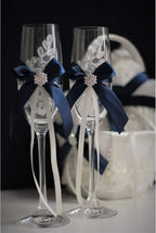 VATIN Double Face Deep Navy Blue Satin Ribbon 3/8" Continuous 50 Yards,Navy Blue Polyester Fabric Ribbon use for Bows Bouquet, Gift Wrapping, Floral Arrangement Wedding Decoration