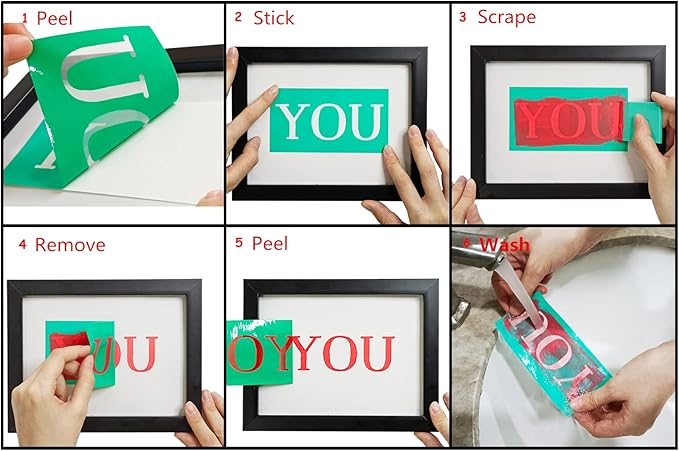 JAJADO Silk Screen Christmas Quotes Reusable Self-Adhesive Stencil - Proud Member of The Naughty List - DIY Christmas Shirt, Wood Sign, Winter Holiday Xmas Gifts Idea