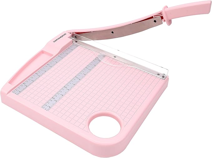 12" Guillotine Paper Cutter,Paper Trimmer Accurate Cutting with with Safety Protection and Blade Lock,12 Sheets Capacity, Perfect for Cardstock, Cardboard, Photos, Vinyl, Crafts,Scrapbooking