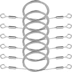 6 Pcs Picture Hanging Wire Heavy Duty Adjustable Art Hanging Wire 9.8FT x1.5mm Stainless Steel Frame Wires Rope for Mirrors Frames Artwork Basket Flowerpot Light Lamp Billboard (Hold up to 30kg/66lb)