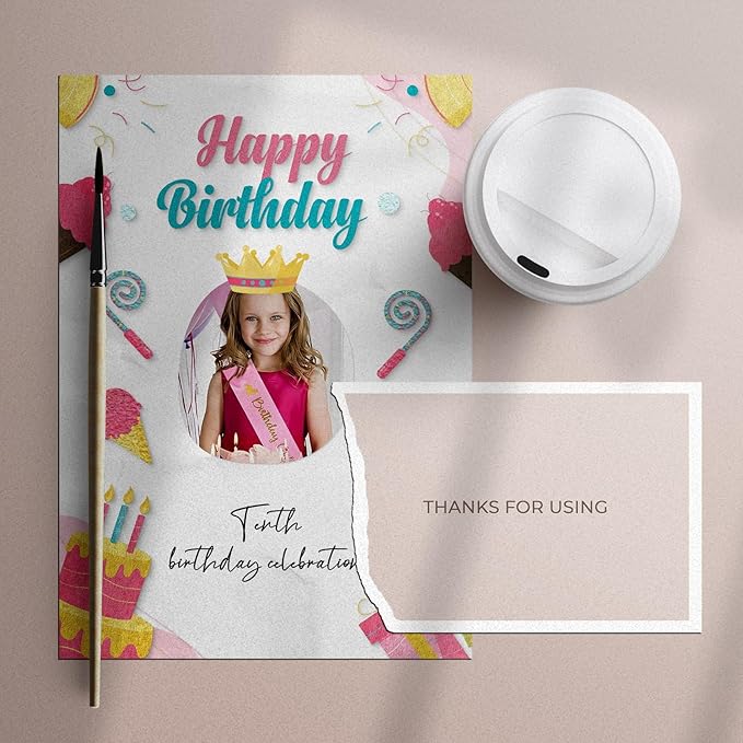 YKW Word Die Cuts for Card Making, Happy Birthday Merry Christmas Anniversary Congratulations Thank You Metal Cutting Dies, for DIY Scrapbooking Photo Albums Crafts Holiday Words Paper Art