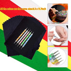 100 Sheets Carbon Transfer Paper,Tracing Paper Carbon Graphite Copy Paper with 5 Pieces Embossing Styluses Stylus Dotting Tools for Wood,Paper,Canvas and Other Art Surfaces 8.3 x 11.7inch