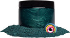 Eye Candy Pigments Premium Green Mica Powder - Dark Ocean Green (50gr) - for Epoxy, Resin, Soap, Paint, Woodworking, Acrylic Pouring, Bath Bombs, Fishing Lures - DIY Arts and Crafts Additive