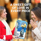3D Puzzles Vase for Adults, Crafts for Adults, 160 Pieces Plastic DIY Unique Flower Vase with LED Light House Warming Gift Birthday Gifts for Flower Arrangements and Home Decor (Blue)